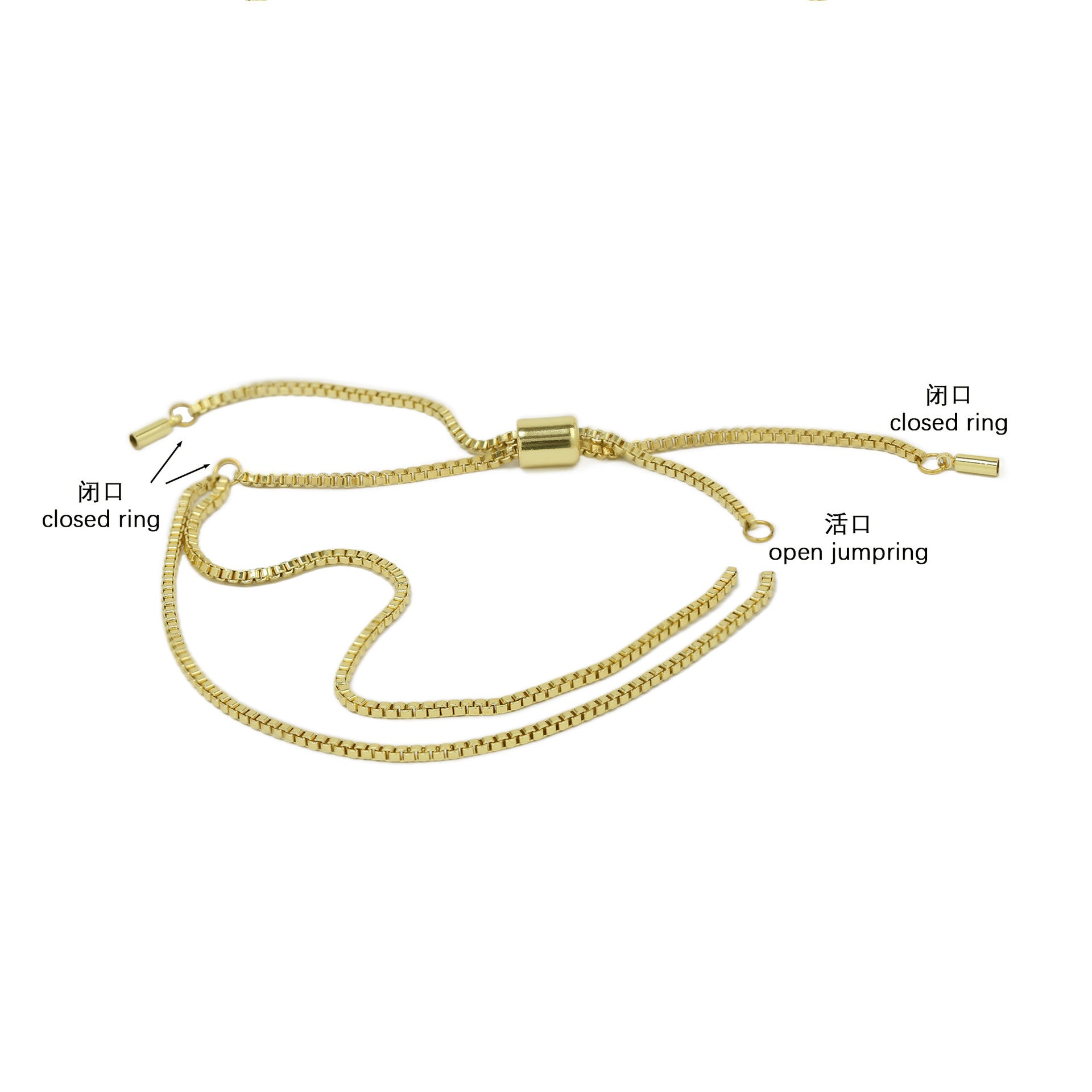 Smooth Surface Brass Letter Beads – DIY Combination Name Bracelet