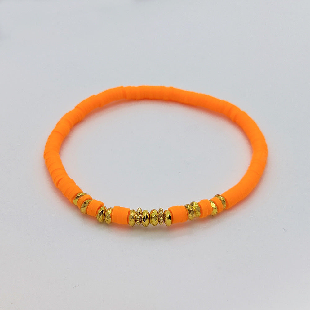 Holiday Beach Style Colorful Beaded Bracelet – Vibrant Summer Fashion for Women