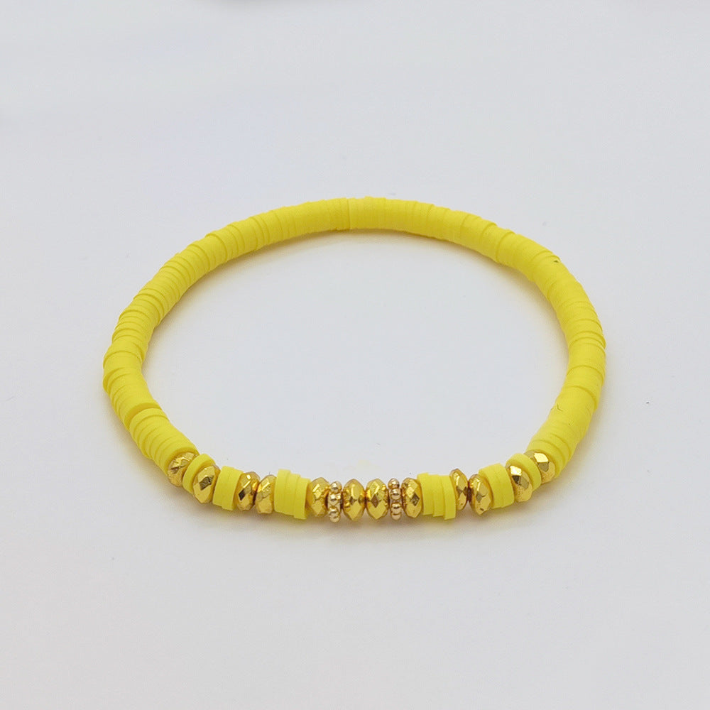 Holiday Beach Style Colorful Beaded Bracelet – Vibrant Summer Fashion for Women