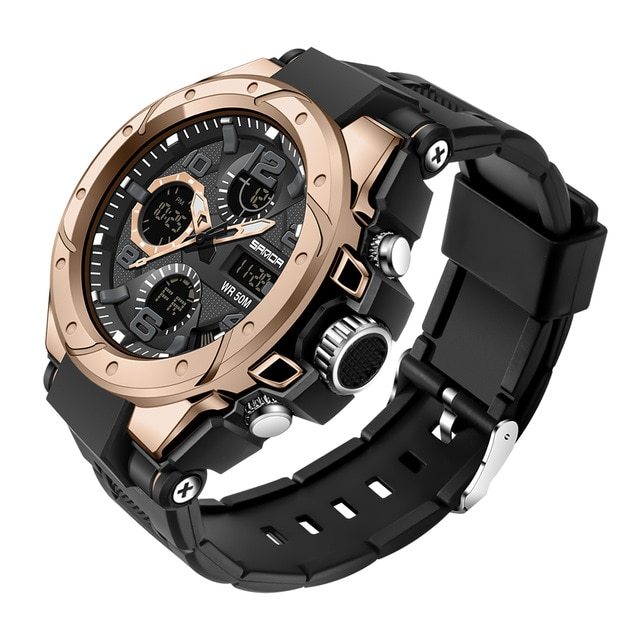 SANAD Luxury Men’s Military Sports Watch – Tactical Chronograph Design