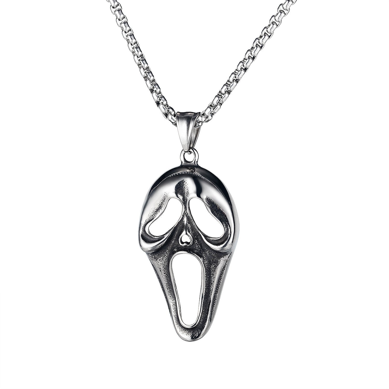 New Skull Necklace for Men – Stainless Steel Gothic Jewellery