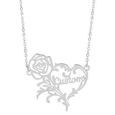 Personalized Name Necklace – Custom Name Pendant for Women