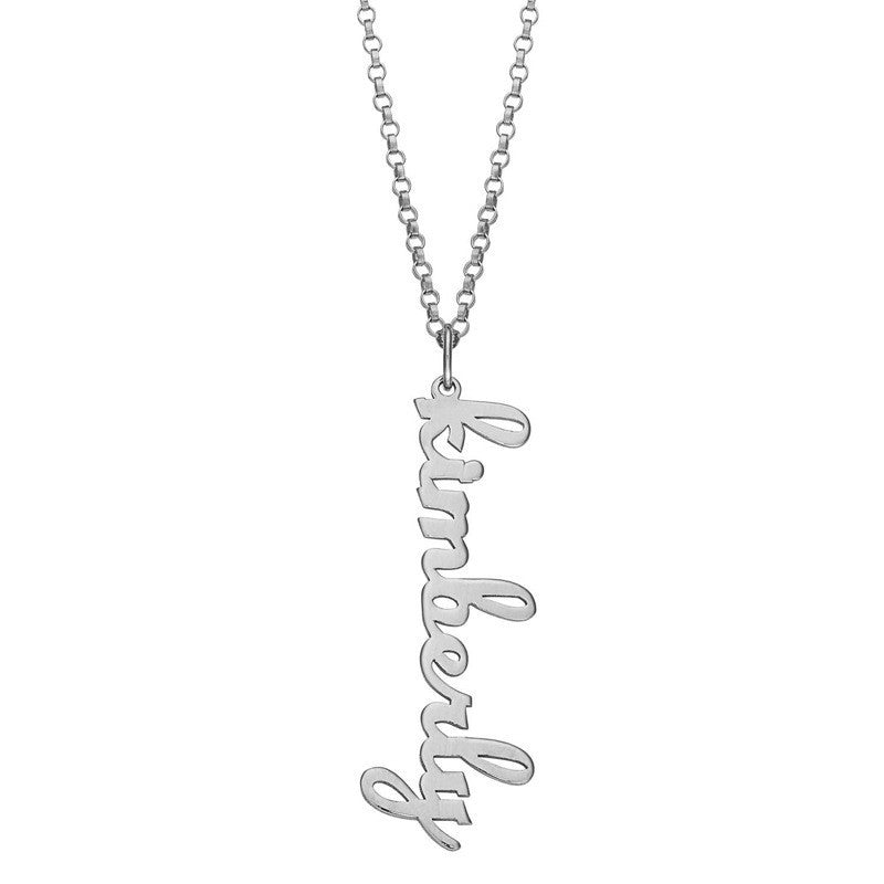 Personalized Sterling Silver Name Necklace – Custom Souvenir Jewellery for Women