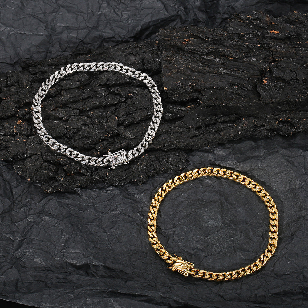 Women’s Stainless Steel Anklet – Trendy Foot Jewellery