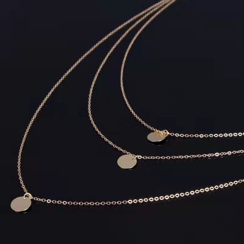 Sequined Short Clavicle Necklace – Simple and Elegant Women’s Jewellery