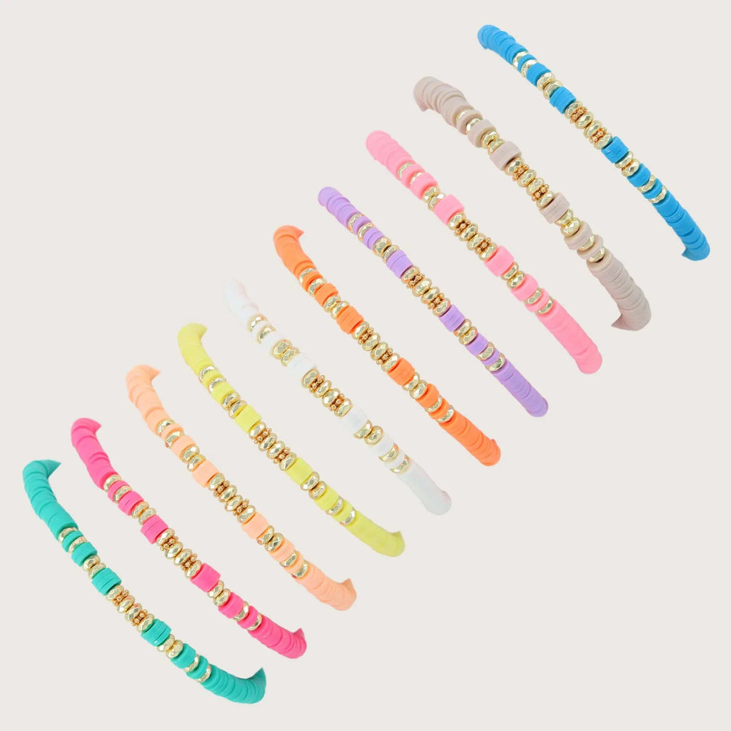 Holiday Beach Style Colorful Beaded Bracelet – Vibrant Summer Fashion for Women