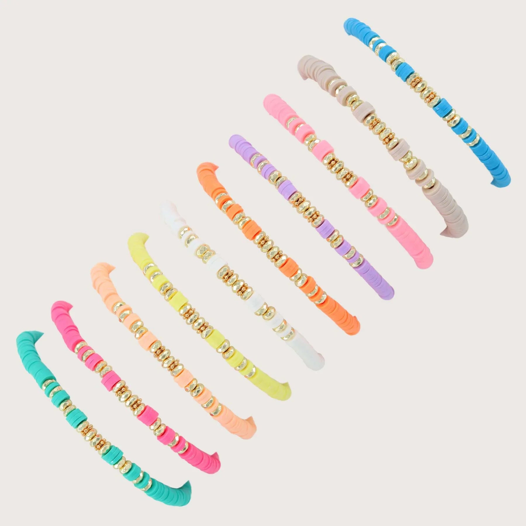 Holiday Beach Style Colorful Beaded Bracelet – Vibrant Summer Fashion for Women