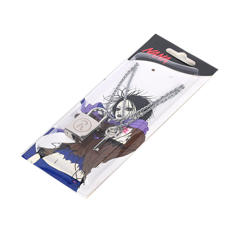 Couples’ Lock Necklace – Matching Pendant Necklace for Him & Her