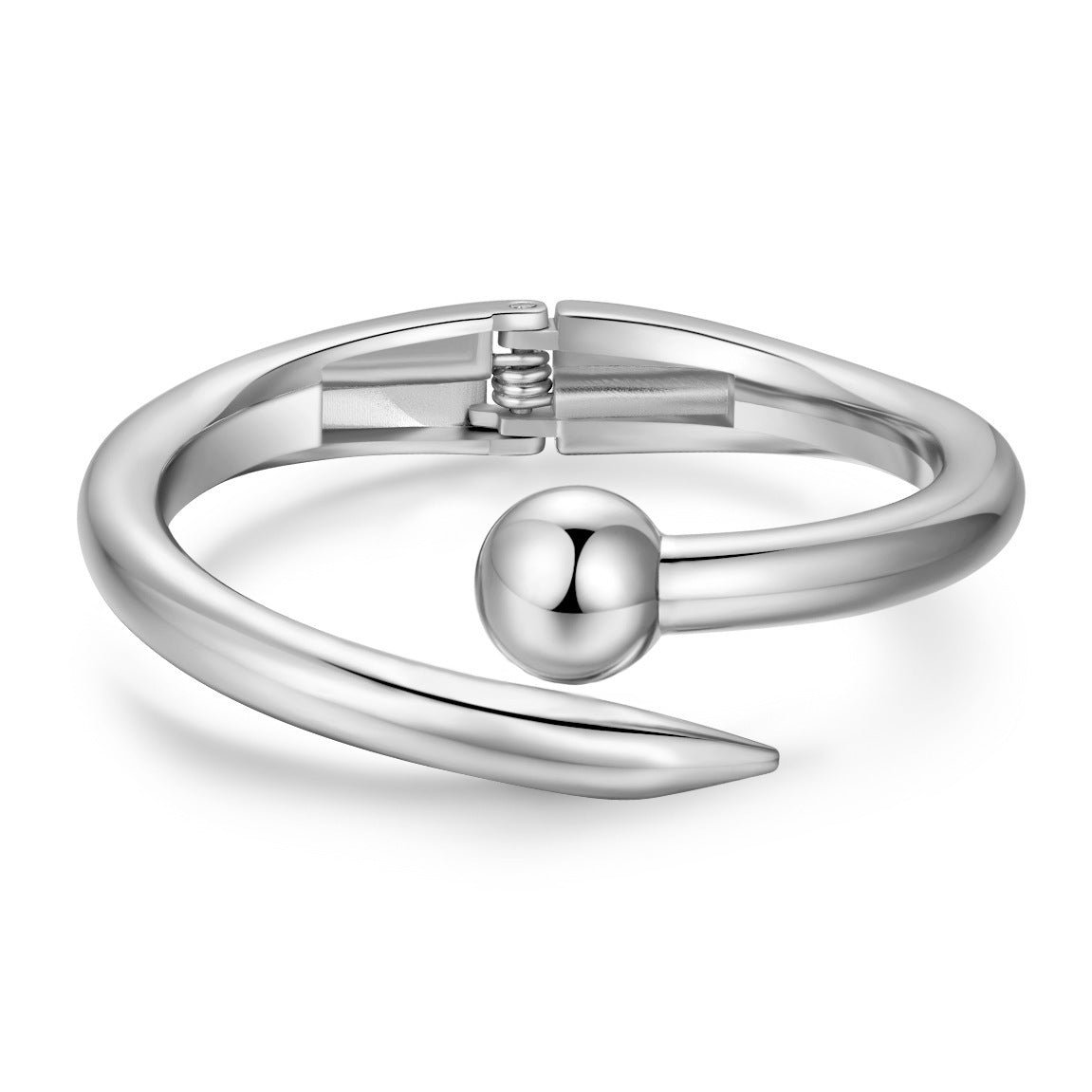 Premium Nail-Inspired Alloy Bracelet – High Quality Design