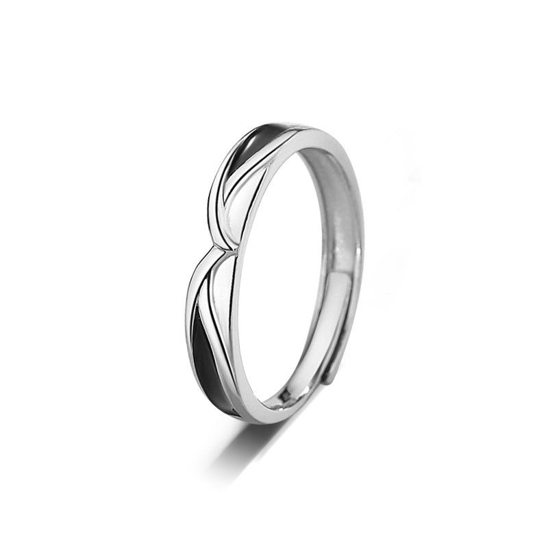 925 Sterling Silver Couple Ring