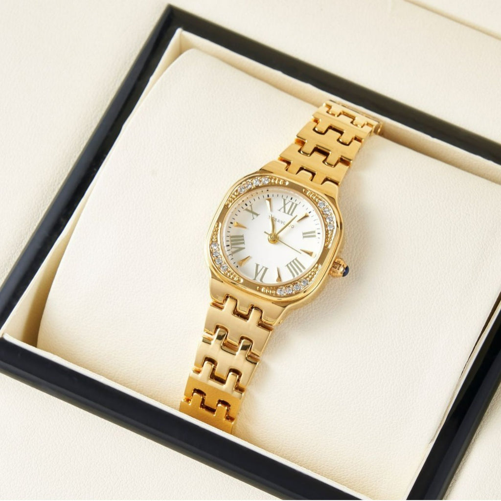 Fashion New Women’s Square 3D Dial Wrist Watch – Elegant Ladies Timepiece