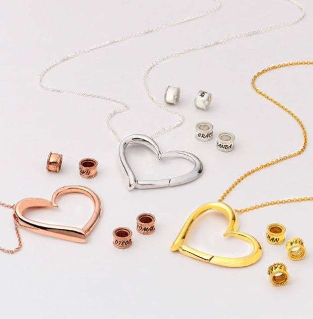 Personalized Heart Name Necklace – Custom Women’s Pendant Jewellery, Perfect Mother’s Day Gift
