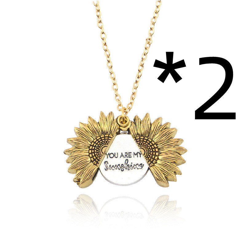 You Are My Sunshine Sunflower Necklace – For Women & Men