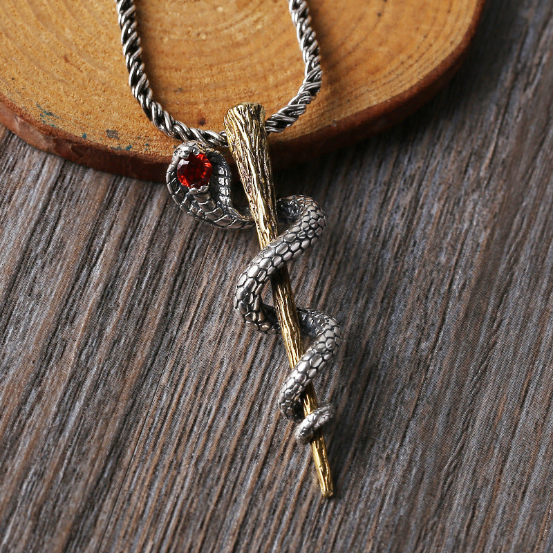 S925 Sterling Silver Thai Pendant – Vintage Style Ornament for Women