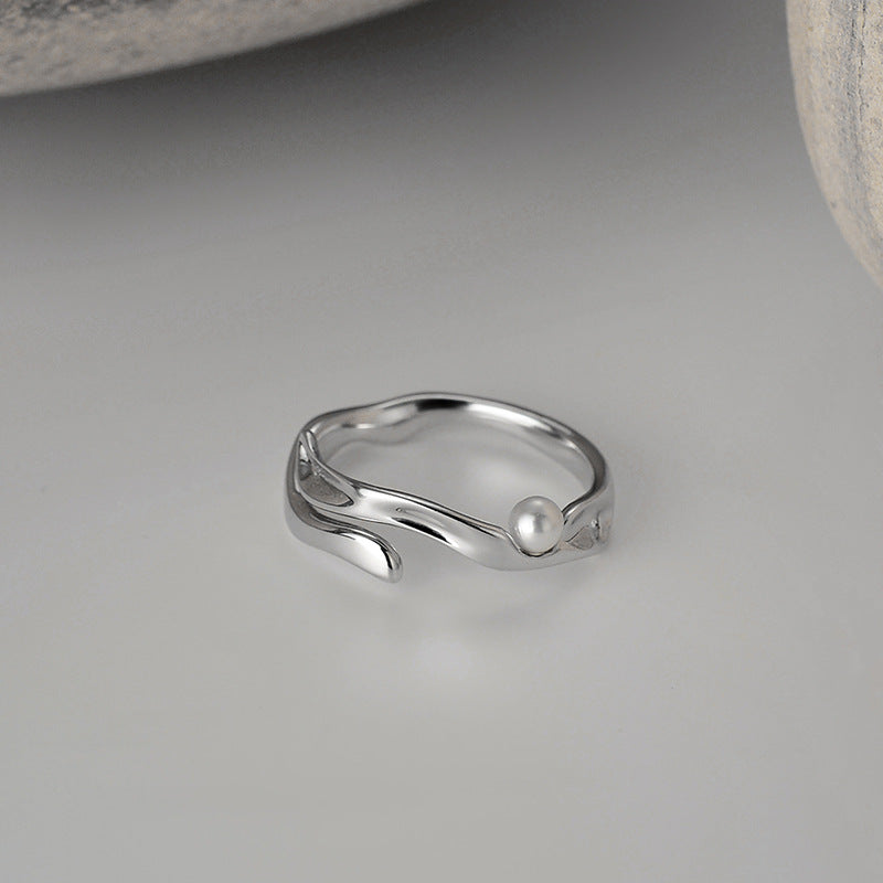Minimalist Sterling Silver Irregular Ring