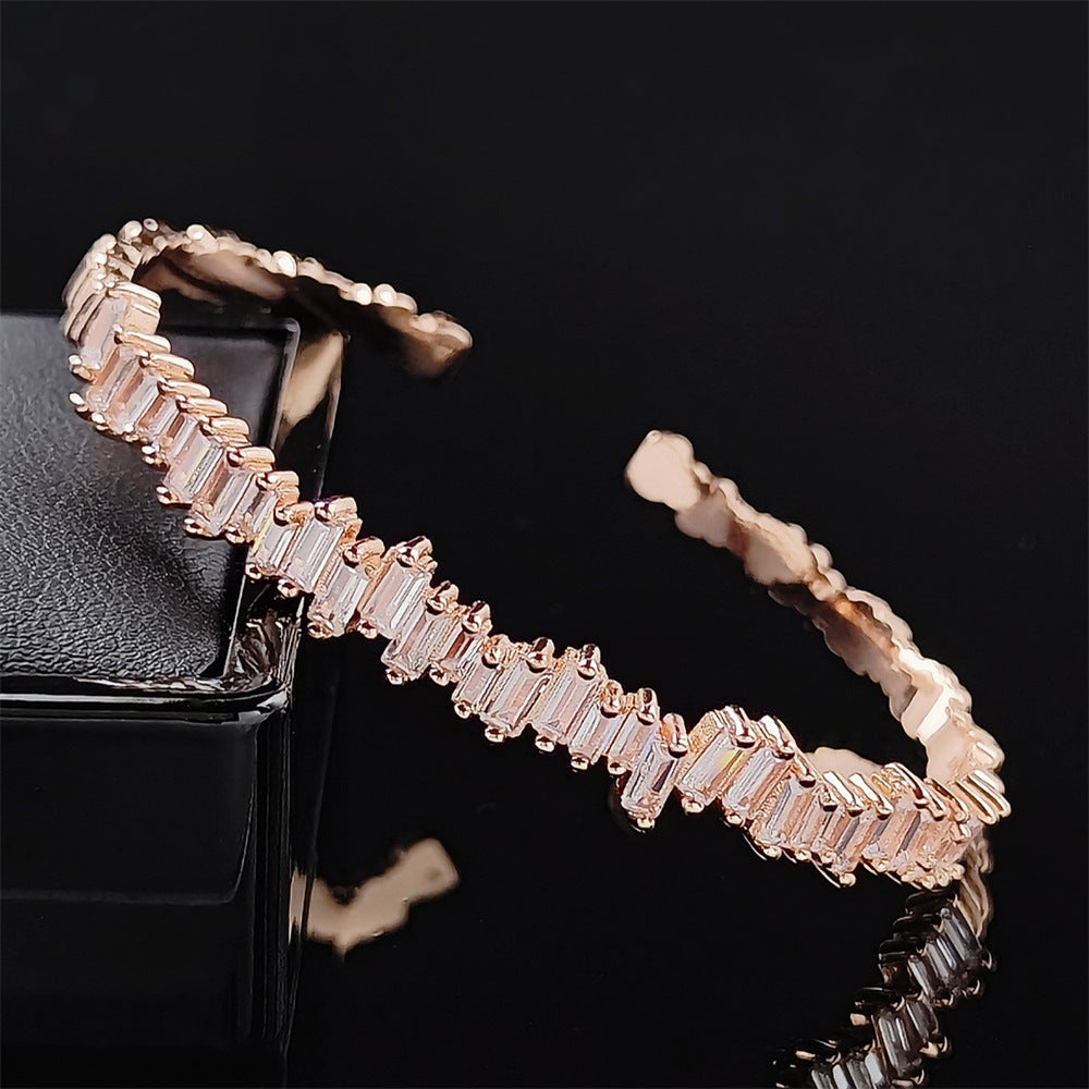Zircon Women’s Simple & Stylish Personality Bracelet – Elegant Everyday Jewellery