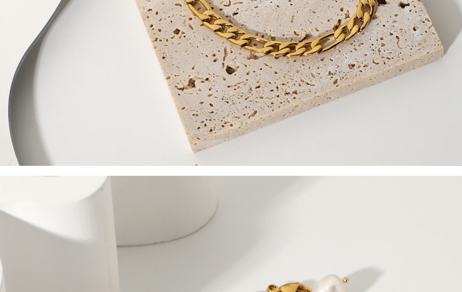 18K Gold Plated Stainless Steel Anklet – Fashion Foot Bracelet for Women