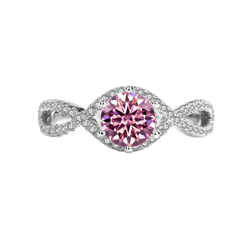 S925 Sterling Silver Moissanite Ring – Elegant Women’s Jewelry