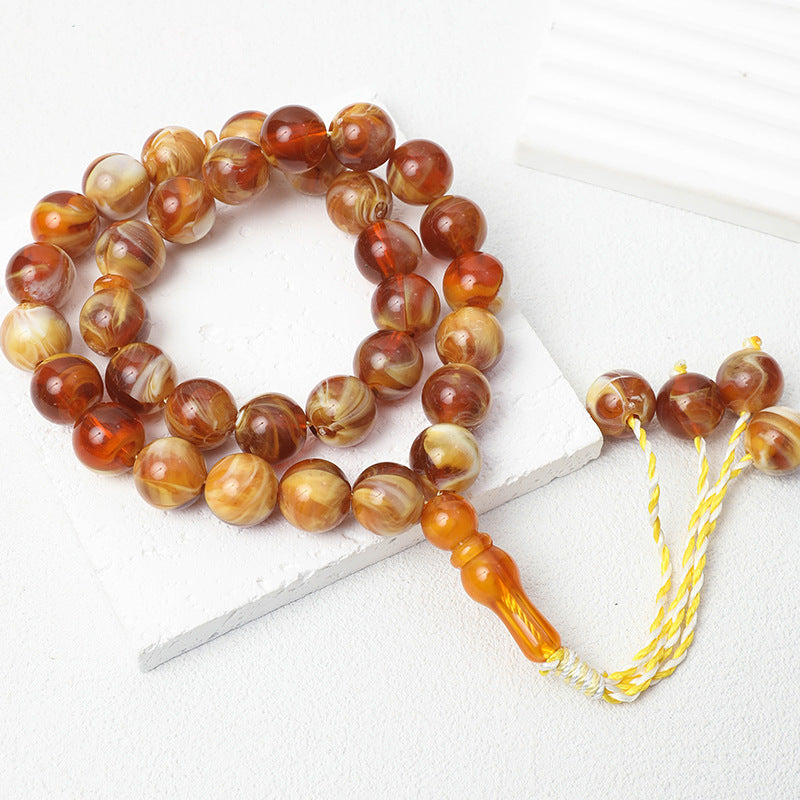 Beaded Rosary Bracelet – Handheld Prayer and Meditation Accessory