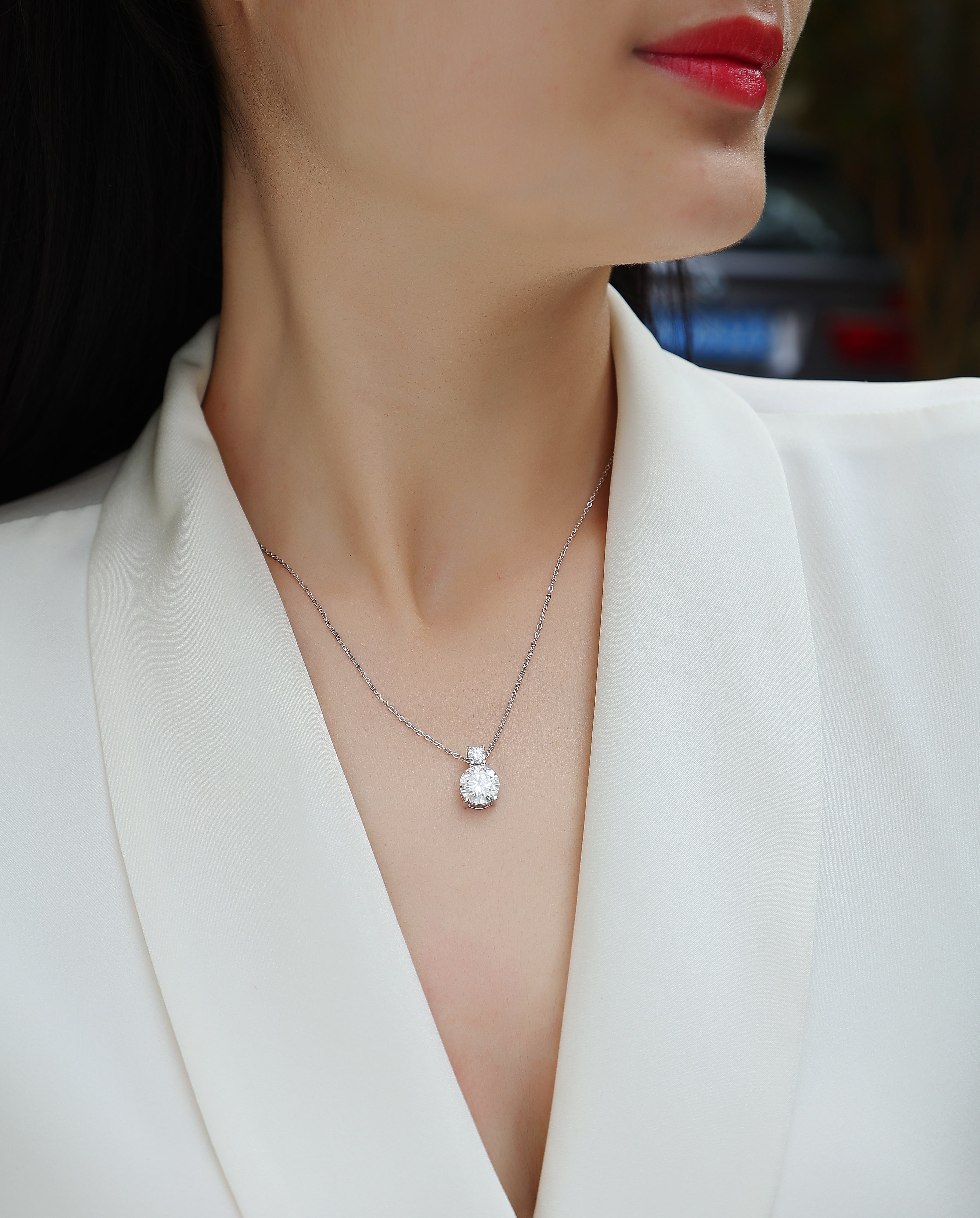 Jazz Manor – Luxurious Diamond Jewellery Pendant Set