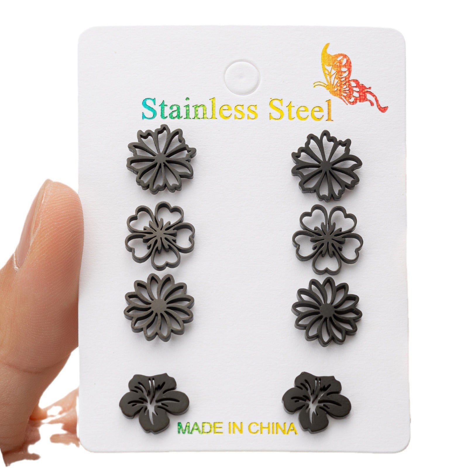 Little Suit Stud Earrings – Fashion Simulation Jewellery for Women