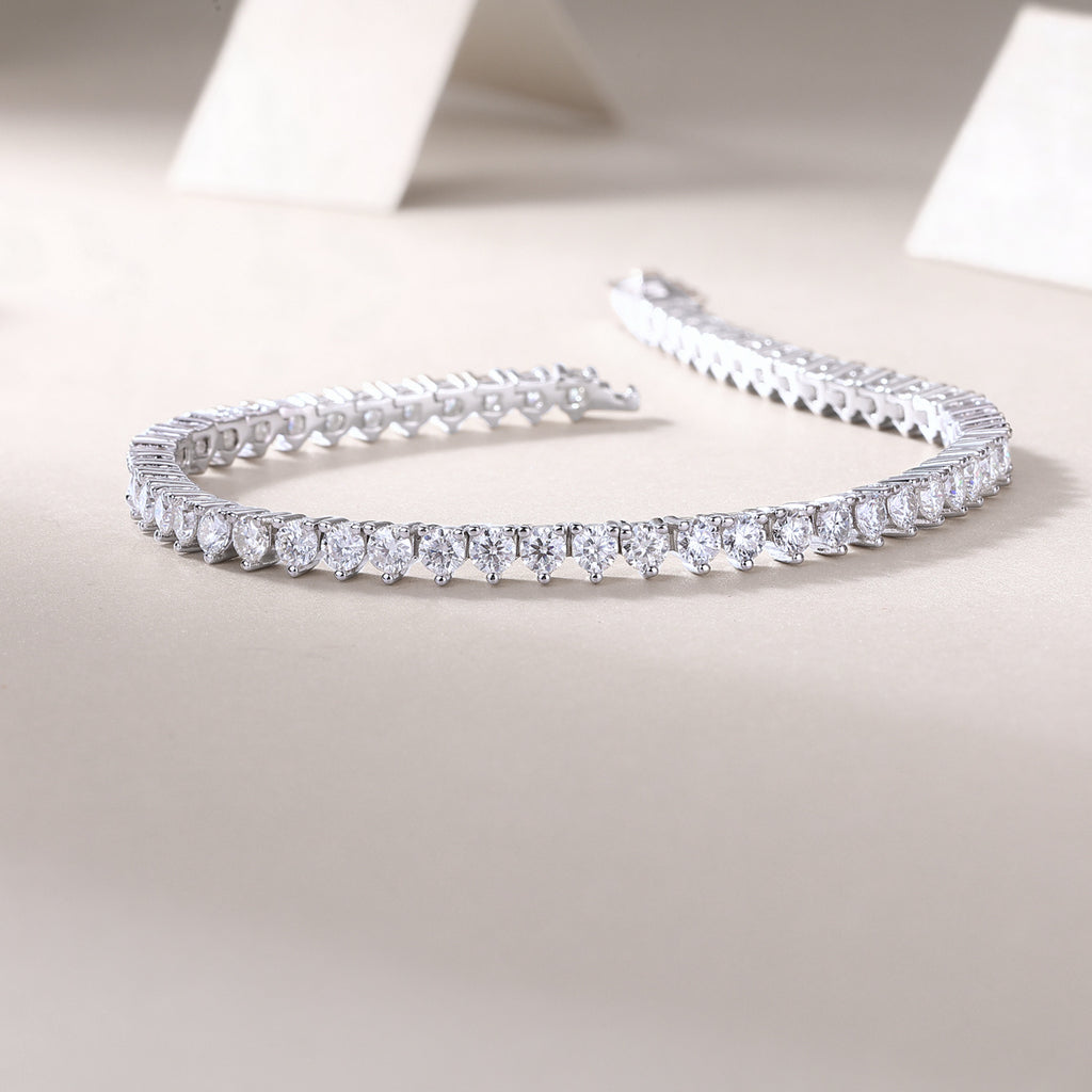Luxury Moissanite Diamond Bracelet – S925 Sterling Silver Fashion Jewellery