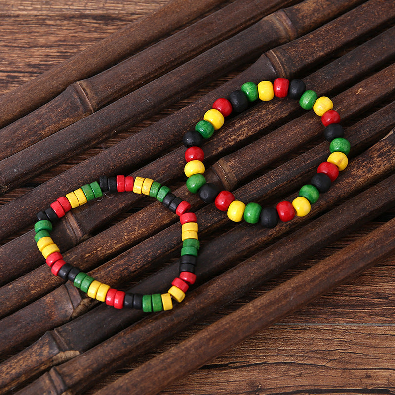 Vintage Hand-Woven Six-Piece Bracelet – Men’s Stylish Accessory