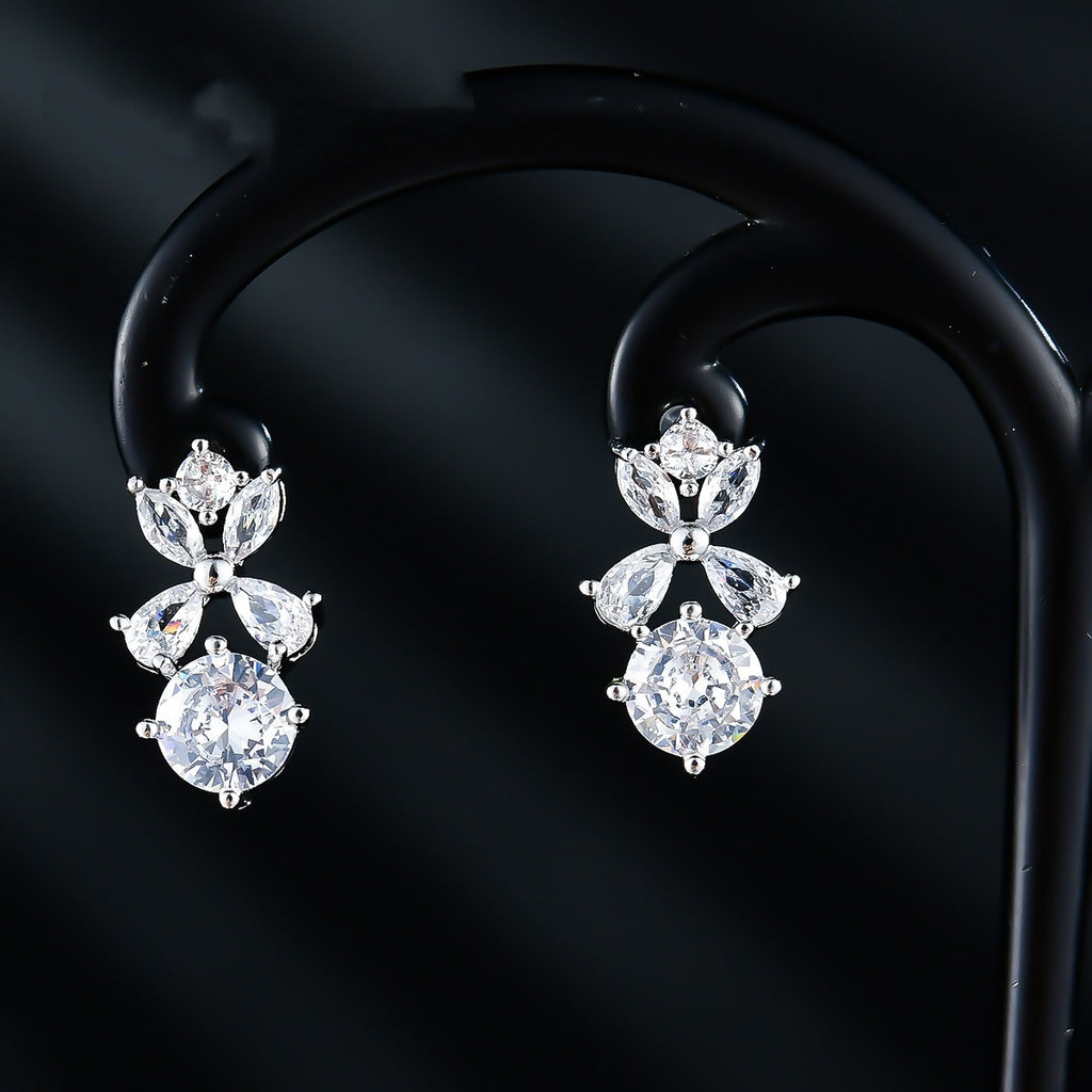 Elegant Bridal Jewellery Set – Necklace & Earrings for Women