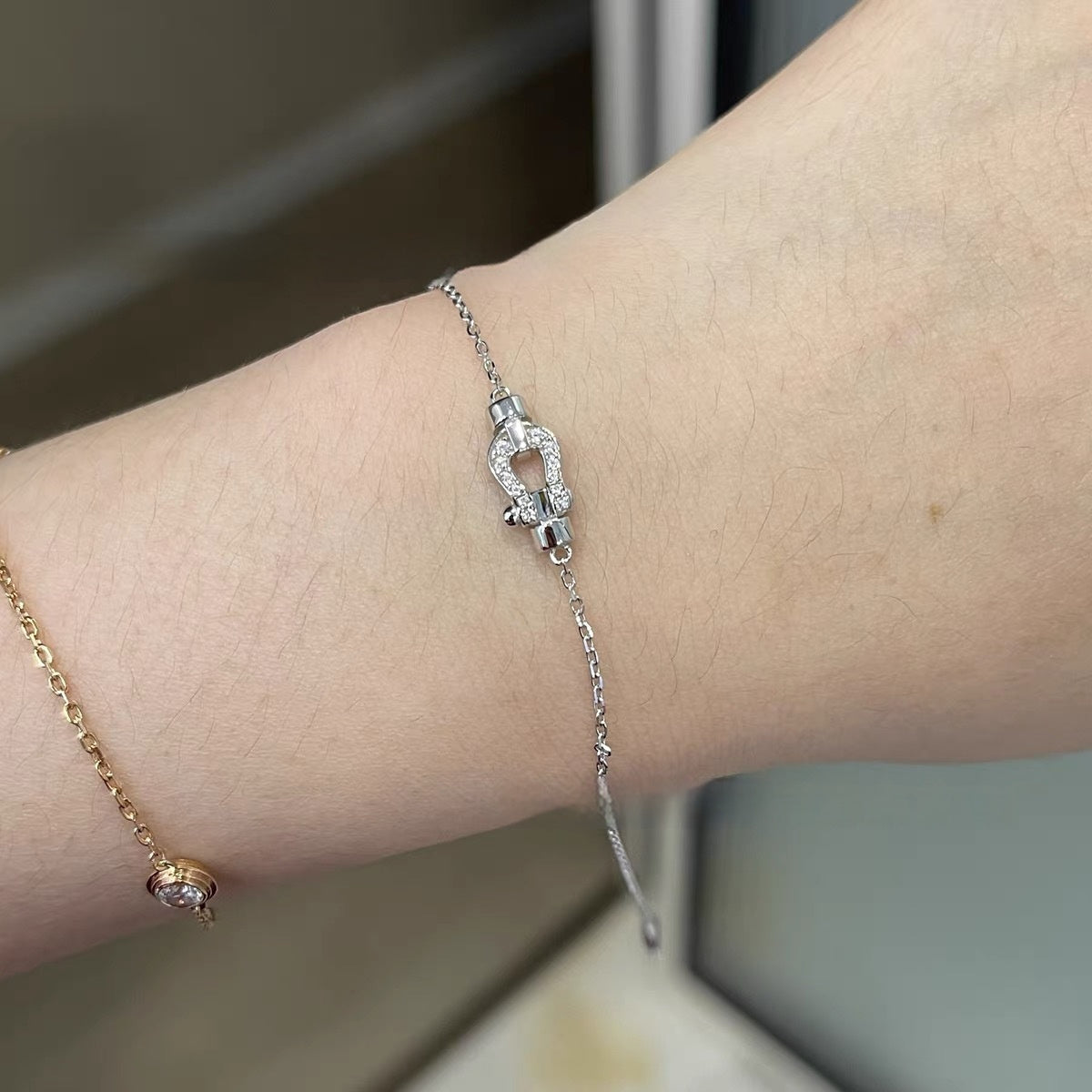 Thick Plated Diamond Bracelet – Full-Hand Luxury Jewellery for Women