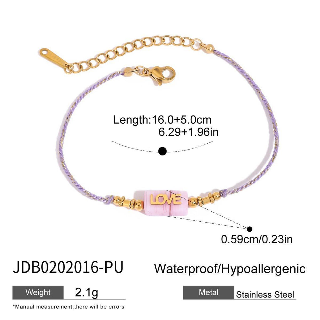 European & American Titanium Steel Bracelet – Light Luxury Sun Design