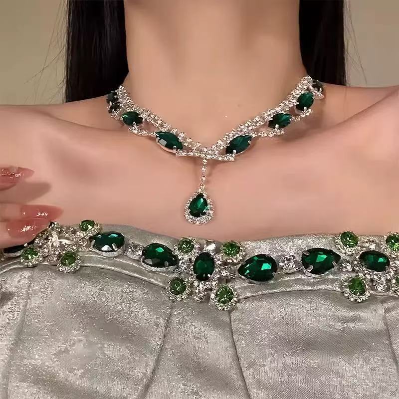 Women’s Industrial Chic Necklace & Earrings Set – Bold Statement Jewellery