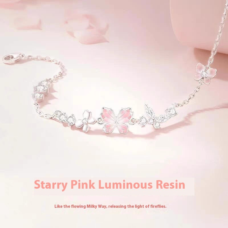 Luminous Butterfly Dream Bracelet – Glow-in-the-Dark Design