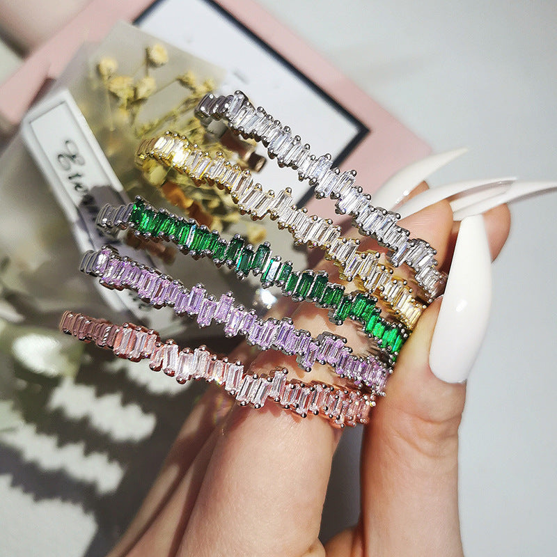 Zircon Women’s Simple & Stylish Personality Bracelet – Elegant Everyday Jewellery