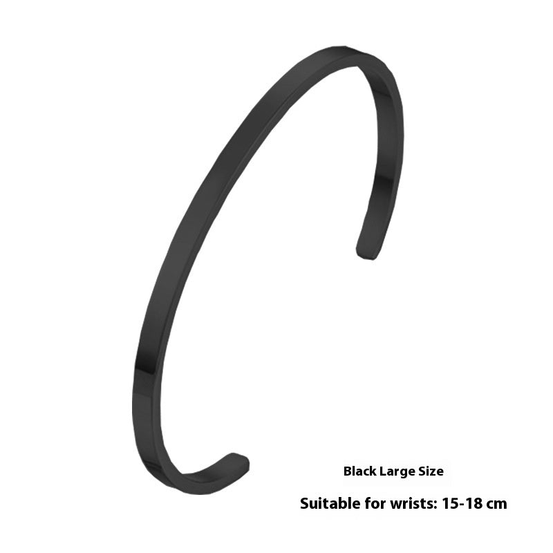 Simple Sleek Stainless Steel Bracelet – Women’s Fashion Accessory