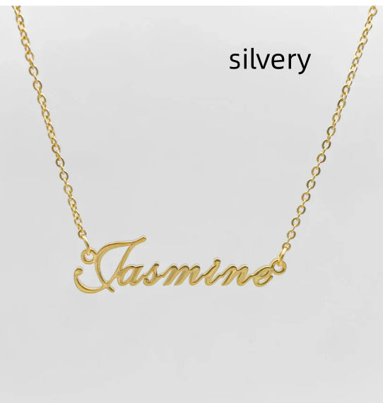 Custom Personalized Name Necklace – 18K Gold-Plated Stainless Steel Jewellery