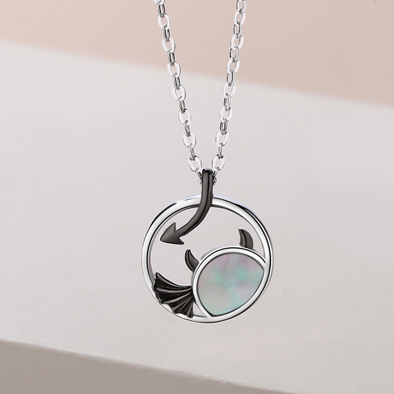 S925 Sterling Silver Fashion Couple Necklace