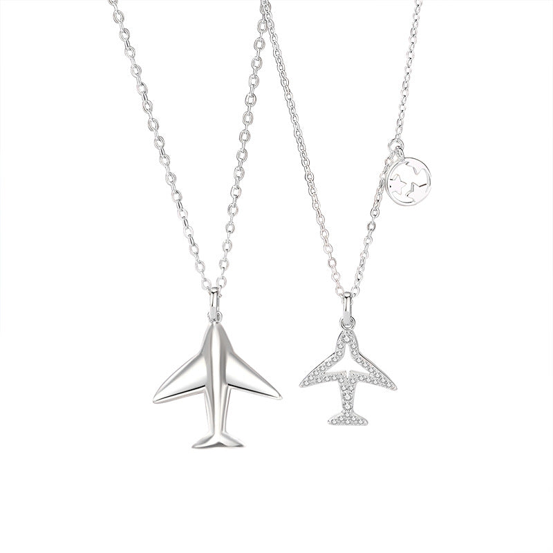 S925 Sterling Silver Couple Necklace – Romantic Matching Jewelry for Partners