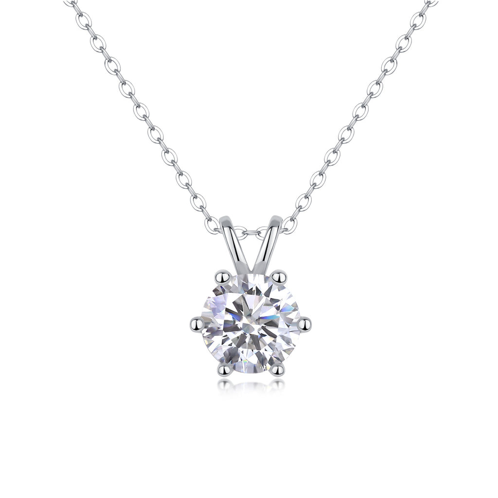 Romantic Mark Moissanite Pendant Set – 2-Carat S925 Sterling Silver Jewellery