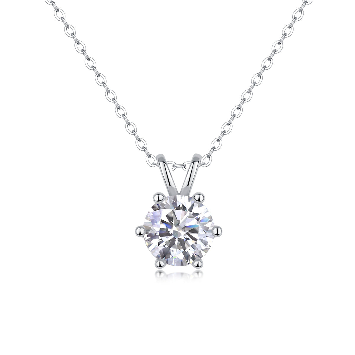 Romantic Mark Moissanite Pendant Set – 2-Carat S925 Sterling Silver Jewellery