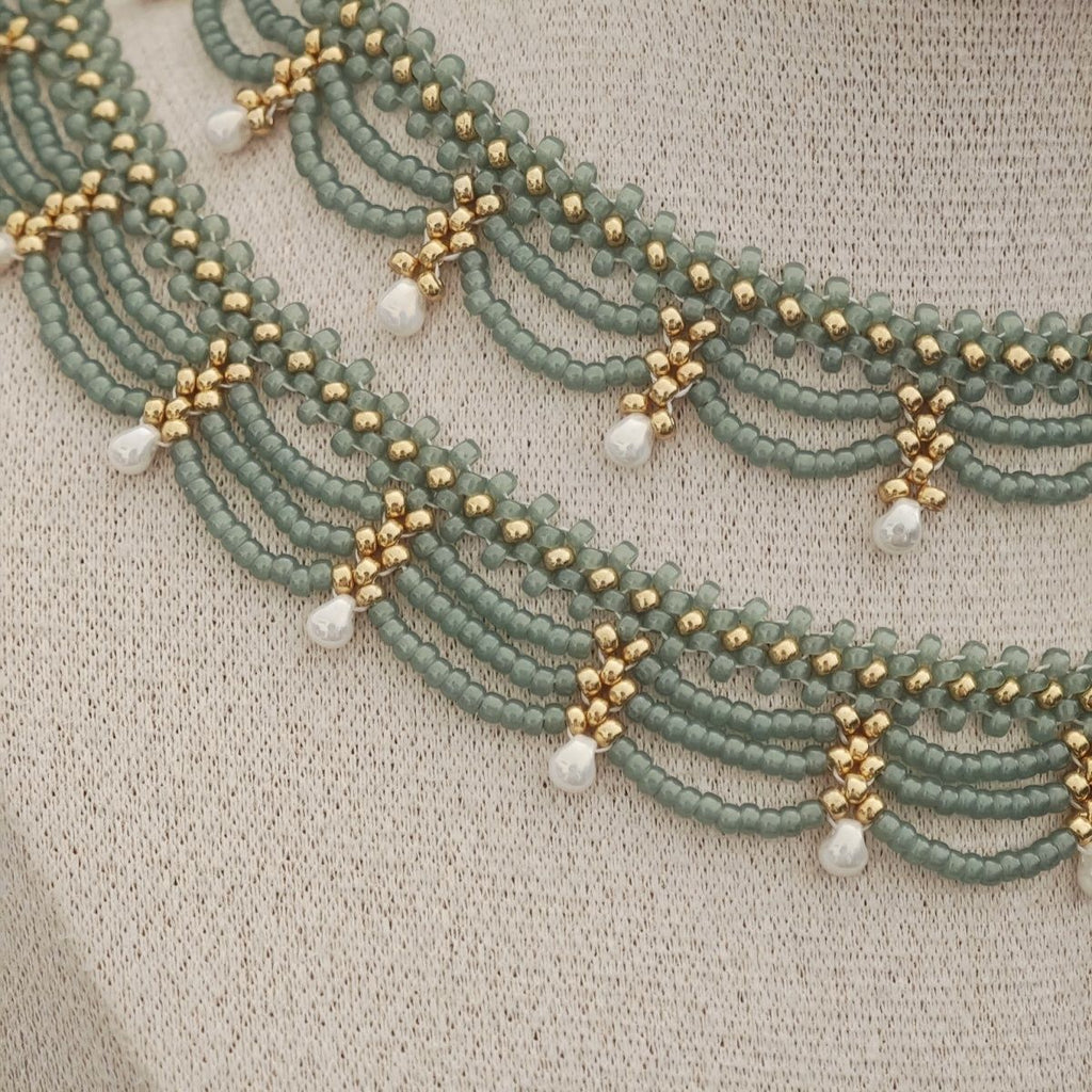 Retro Tassel Water Drop Pearl Pendant Necklace – Vintage-Inspired Women’s Jewellery