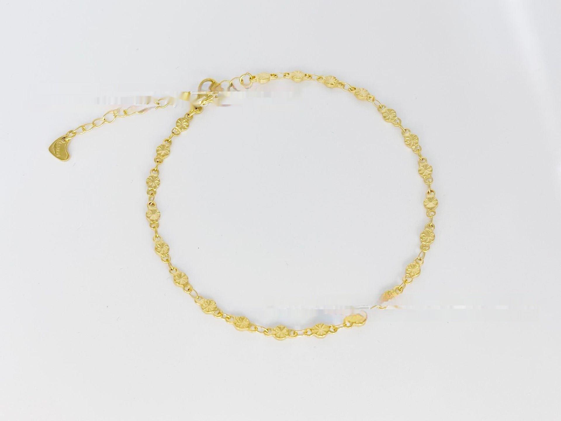 European & American Style Stainless Steel Anklet – Simple & Elegant