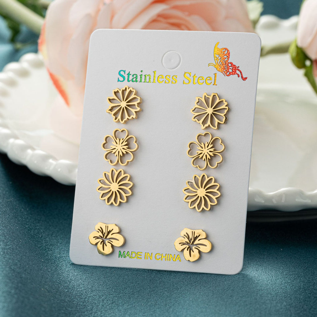 Little Suit Stud Earrings – Fashion Simulation Jewellery for Women