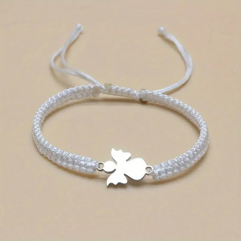 Unisex Woven Stainless Steel Bracelet – Couple Style