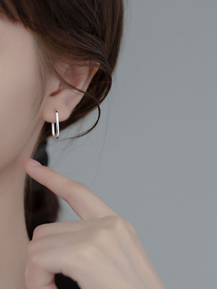 S925 Sterling Silver Premium Hoop Earrings – Elegant Jewelry for Women