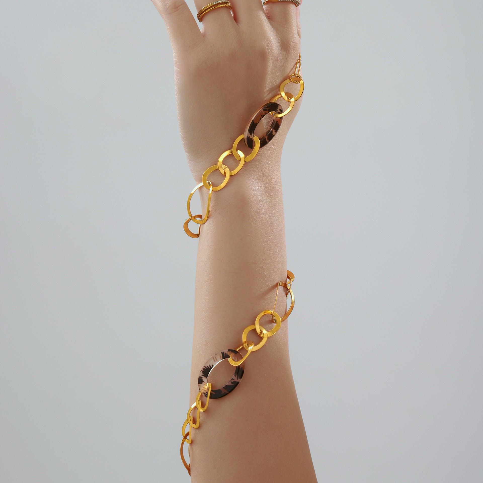 Sweater Necklace – 18K Gold-Plated Stainless Steel Original Design Jewellery