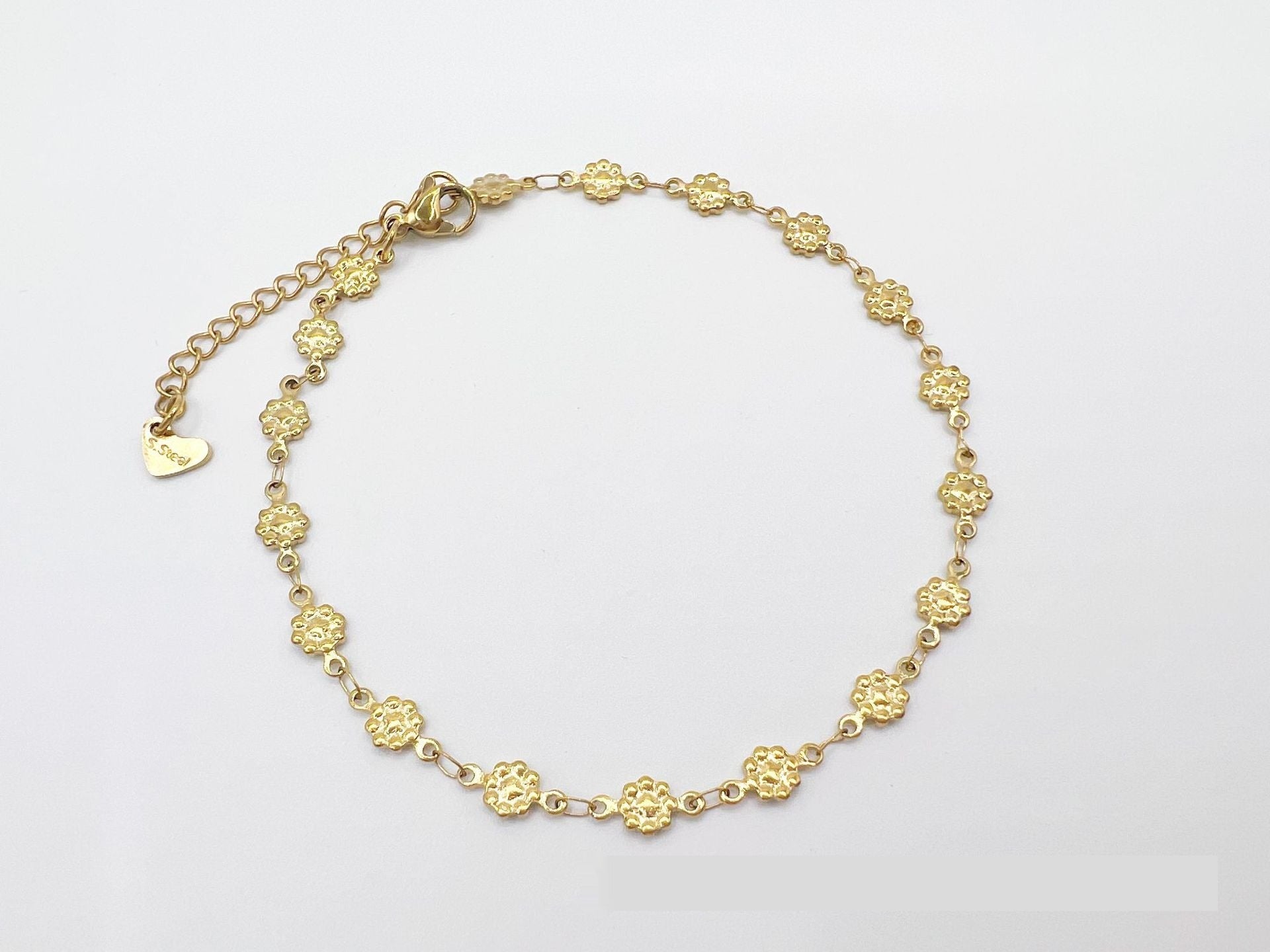 European & American Style Stainless Steel Anklet – Simple & Elegant