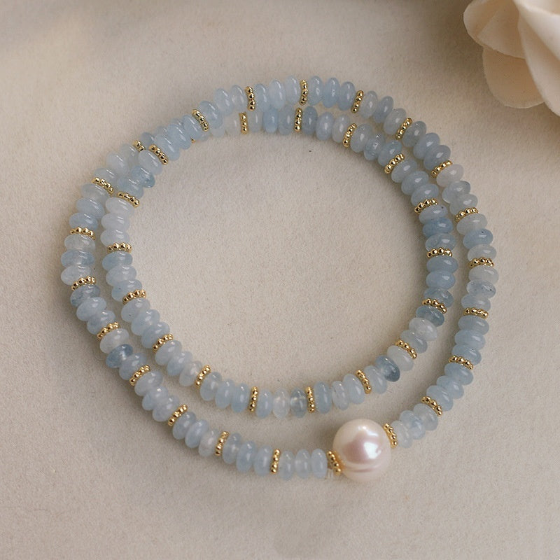 Double Ring Pearl Bracelet – Elegant Minority-Inspired Women’s Design