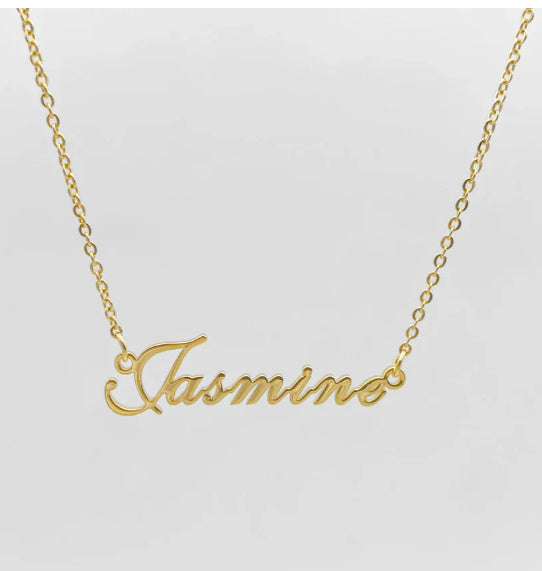 Custom Personalized Name Necklace – 18K Gold-Plated Stainless Steel Jewellery