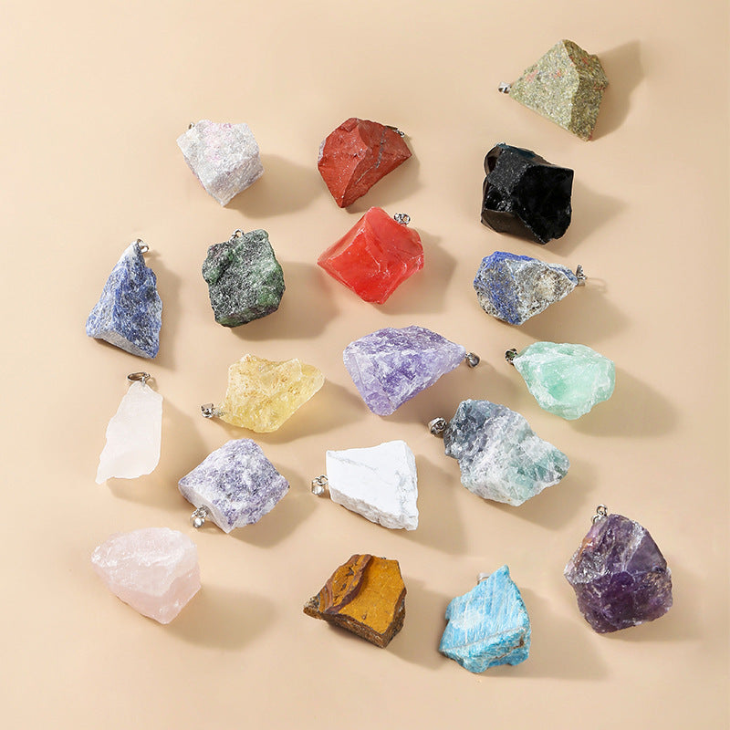 Natural Amethyst Crystal Pendant – Genuine Stone Necklace for Women