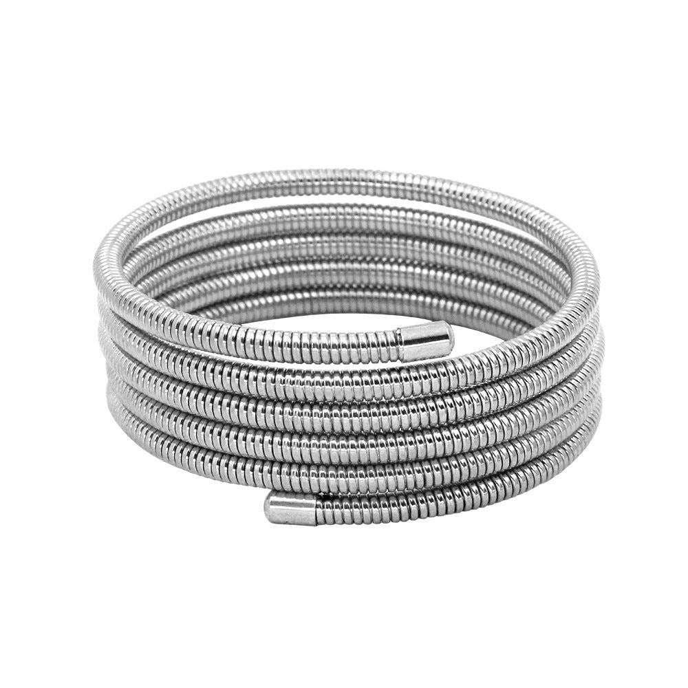 Multi-Layer Spring Bracelet – 18K Gold Plated Stainless Steel